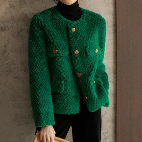 (리블리크) 디에나 라운드넥 양모 자켓_RB4JK014