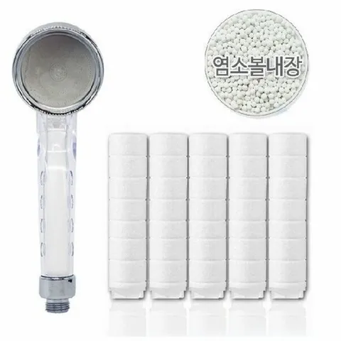 좋은 품질 닥터피엘 염소볼내장 샤워기호환필터 5개 (WFAB531)