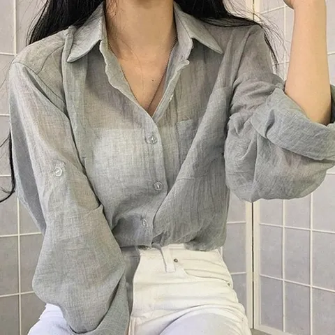 [오노마] ONM 가볍고 시원하게 셔츠 블라우스 ST0050