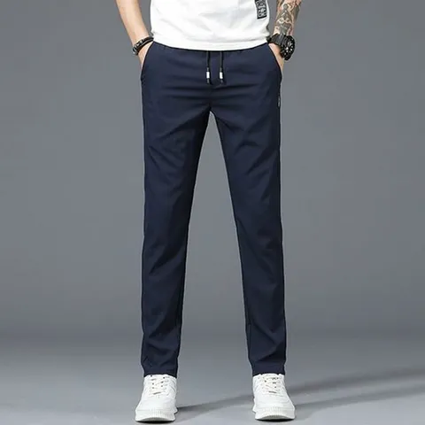 [라일리] Rly 일자바지 남성바지 남자팬츠 일자핏 밴딩 팬츠