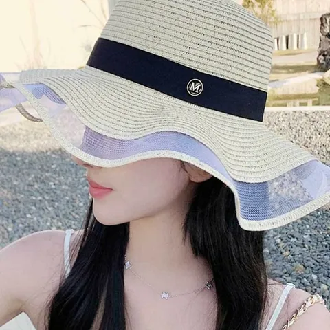 [라일리] Rly 비치 모자 여름여성모자 여자여름모자 챙넓은모자