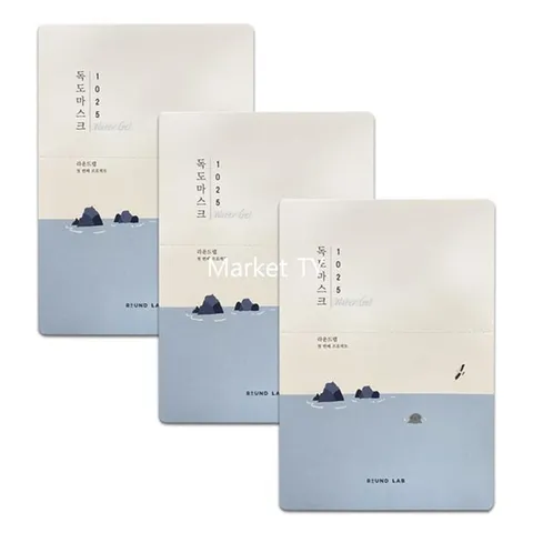 라운드랩 1025 독도 수분워터갤 마스크팩 10매 x3세트