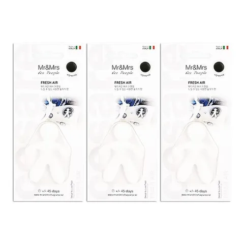 미스터앤미세스 체사레 차량용 방향제 3개 화이트