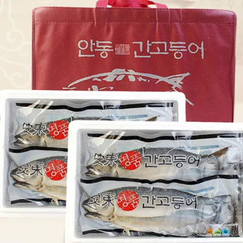 [名品]안동간고등어 선물세트 500g(6손_12마리)_부직포가방