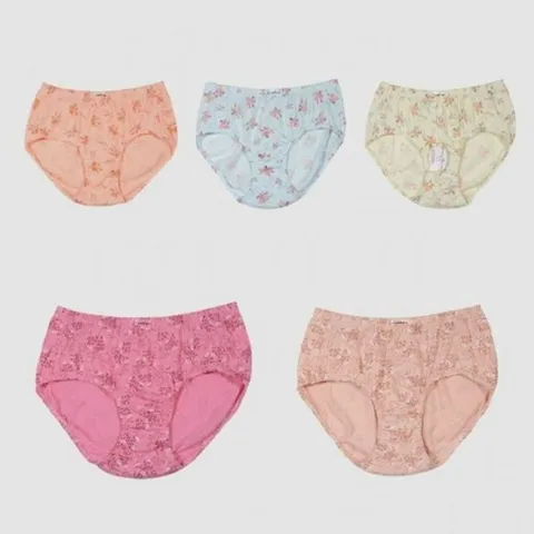 0237uy 순면팬티 여성팬티 플라워 그래픽 순면 팬티 5