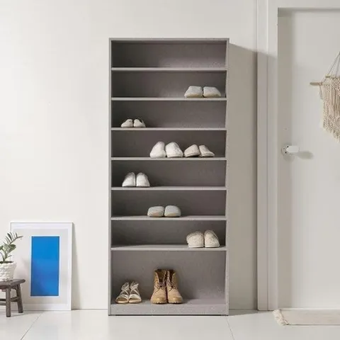 [라일리] Rly 신발장 학원 매장 8단800 오픈 신발장 식당 업체가구