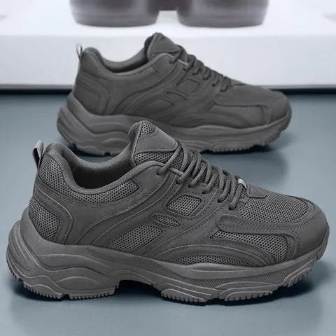 [라일리] Rly 베이직 컬러 절개 패턴 남성 매쉬 소재 운동화