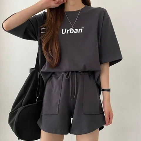 [오노마] ONM 여자 캐주얼 여름 츄리닝 홈웨어 트레이닝복 세트