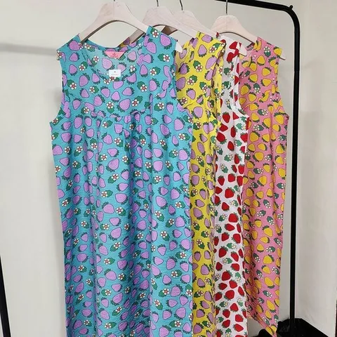 국산 여름 인견 나시원피스