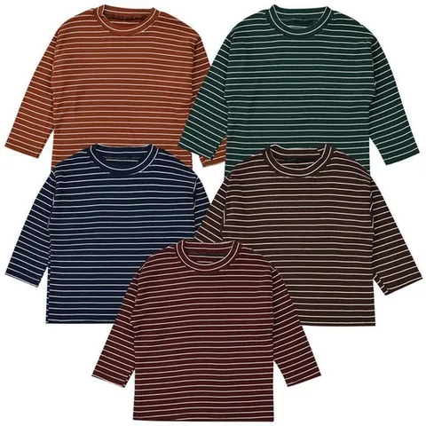 골지 스트라이프 티셔츠(BFD)