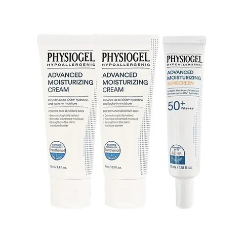 [홈쇼핑 최신] 피지오겔 AMC 보습 크림 70ml 2개+선 크림 35ml