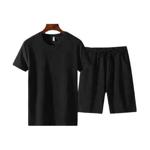 남성 무지 반팔 트레이닝 세트 TZ103