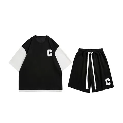 남성 아웃도어 반팔 트레이닝 세트 TZ6601