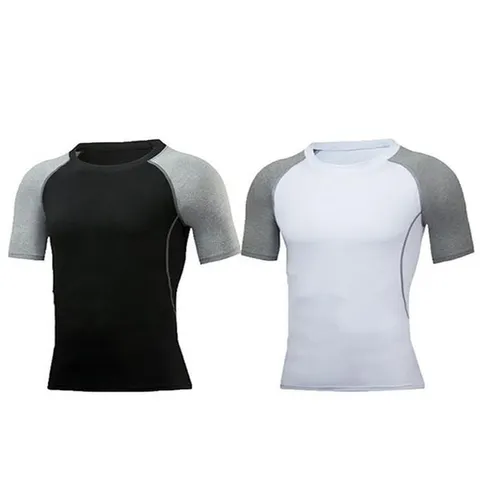 남성 베이직 디자인 슬림핏 기능성 반팔티 IS-ST10