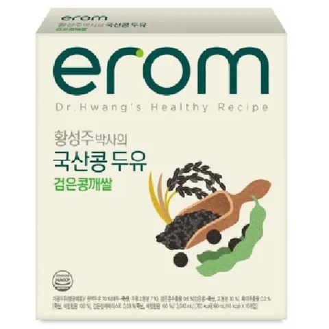 [이롬]  황성주 국산콩두유 검은콩깨쌀 190ml x 16개 bt