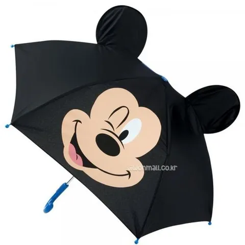 17586375-미키마우스 윙크 입체 47 수동우산-블루