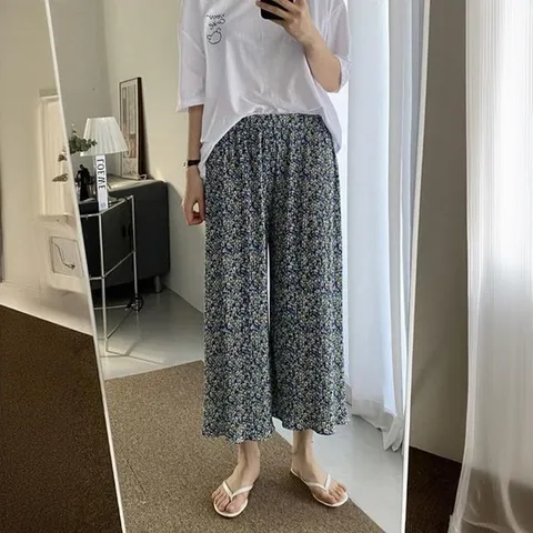 플라워플리츠8부바지