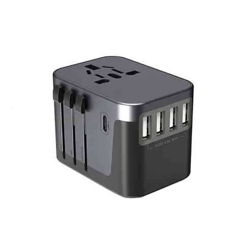 최신형 해외여행 5포트 USB 5.6A 고속충전 멀티 플러그 어댑터