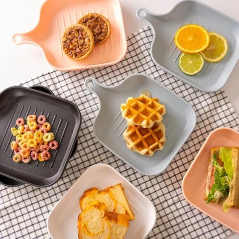 플레이팅 전자렌지 그릇 접시