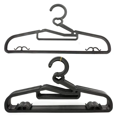 슬림옷걸이 블랙 10P[YYH-WCODE]