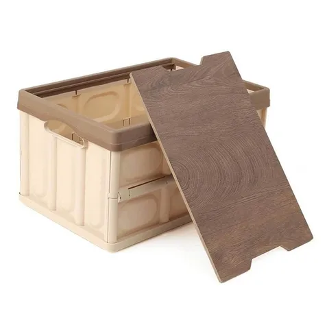 폴딩박스 폴딩박스30l 캠핑 베이지 캠핑용박스[YYH-WCODE]