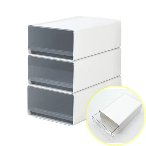 팬트리 서랍 쌓아 쓰는 1칸 수납함 적층 중형[YYH-WCODE]