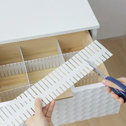 잘라쓰는 서랍 칸막이 서랍정리 긴사이즈 (4개)[YYH-WCODE]