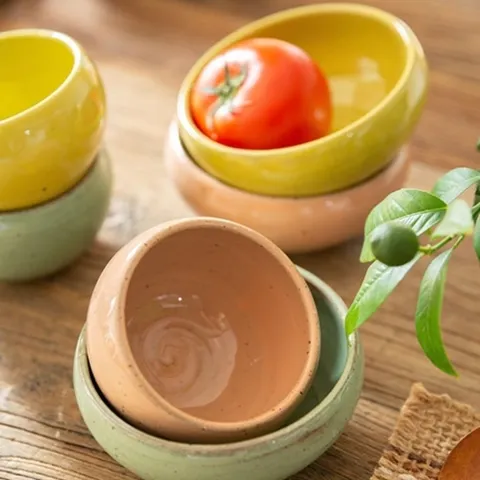 이천도자기 토담 칼라 공기 대접 세트[YYH-WCODE]