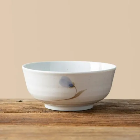 이천도자기 청꽃고백자 대접 14cm 그릇 식기[YYH-WCODE]