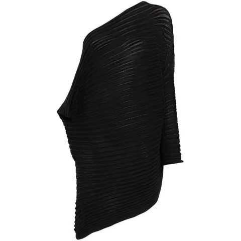 이세이미야케 여성 블랙 원숄더탑 IM56KN824 15 