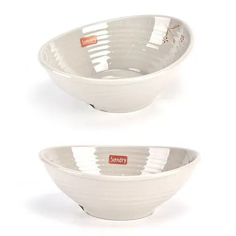 멜라민 대접 후식 샐러드 반찬 그릇 15.3x11.5cm 4호[YYH-WCODE]