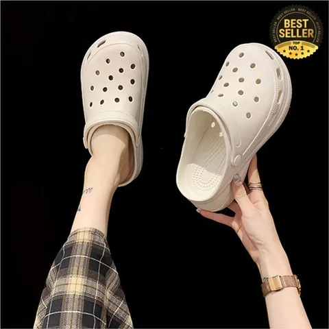 여성아쿠아샌들 통굽 물놀이 장마철 경량 EVA 슬리퍼