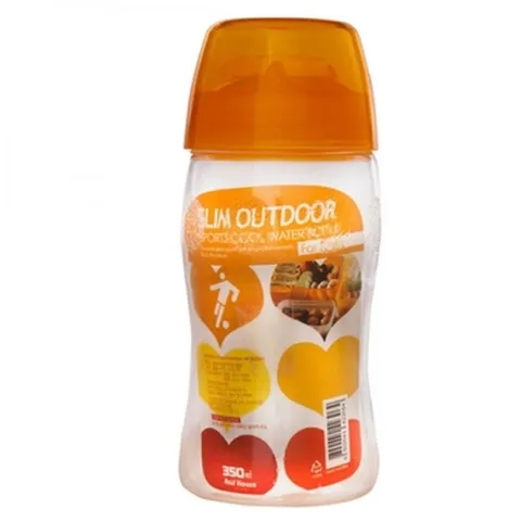 슬림 오렌지 뚜껑물병 (350ml) 물병 휴대용물병[YYH-WCODE]