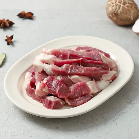 [숨비포크]제주 한돈 흑돼지 앞다리살 500g (찌개용)