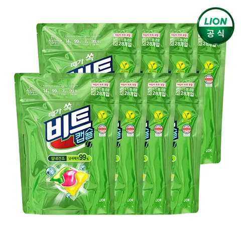 비트 실내건조 캡슐세제(일반/드럼 겸용) 28입 x 8개