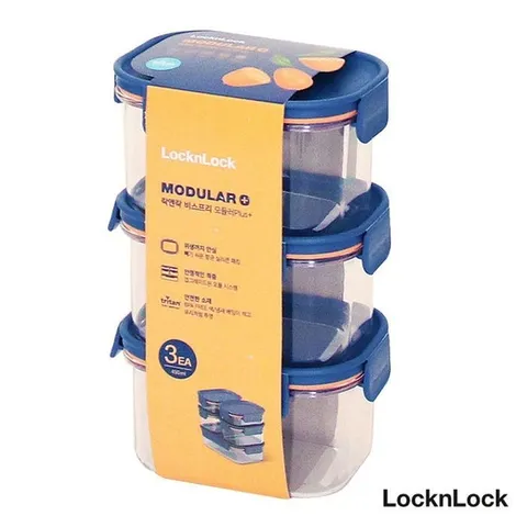 락앤락 비스프리 모듈러 플러스 430ml 3개입