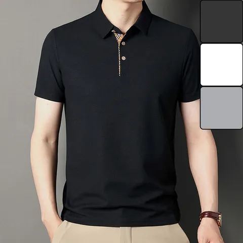 남자 캐주얼 무지 카라넥 PK 반팔 티셔츠 DHT-TSH-SN2004044