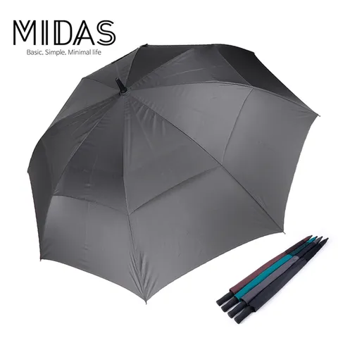 마이다스 80이중방풍솔리드 대형 장우산