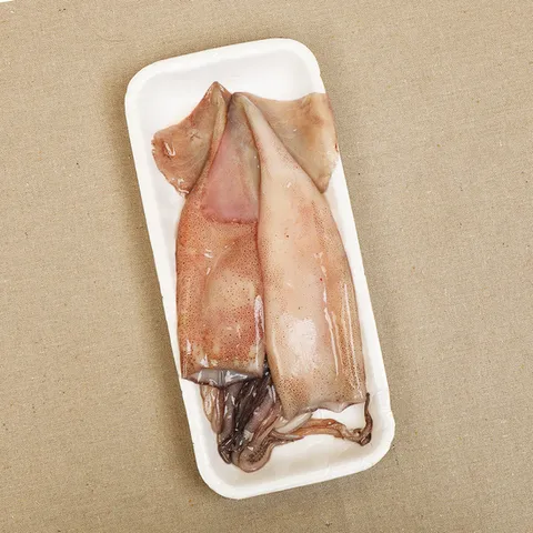 [더조은] 원양산 냉동 손질 통오징어 (팩당 350g 내외) 2미 x 3팩