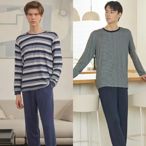 JBCNN022 휘핑 기모 이지웨어 남자 A세트(상의2, 하의2)