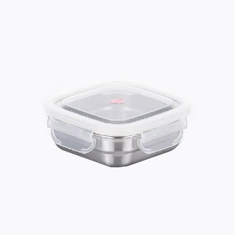 사각 스텐반찬통 스텐밀폐용기 270ml (W78D2D5)