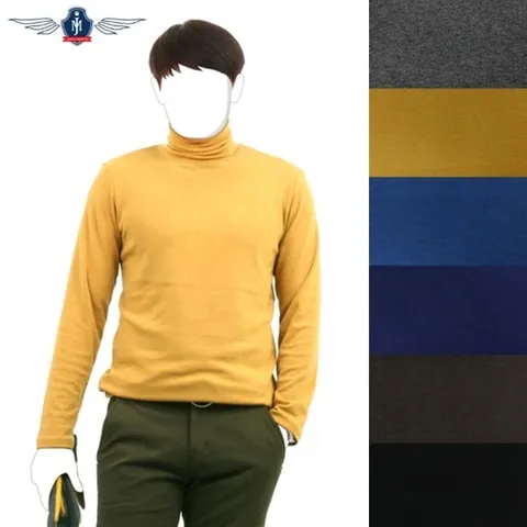 제임스마틴 고급 레이온 혼방 기모스판 터틀넥 티셔츠 (JMT15W-MGPNT)