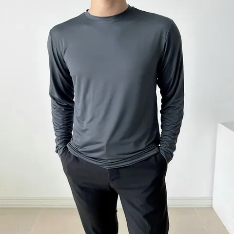 쿨 남자여름티셔츠5컬러 아이스긴팔티 남자여름긴팔티 (WCE85F7)