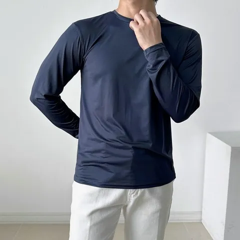 쿨 남자여름티셔츠4컬러 남자여름긴팔티 아이스긴팔티 (WCE85F9)