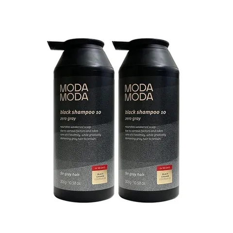 [모다모다] 제로 그레이 블랙 샴푸 10 300g (2개)