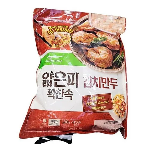 풀무원 얇은피김치만두 1.2kg m65047ice2