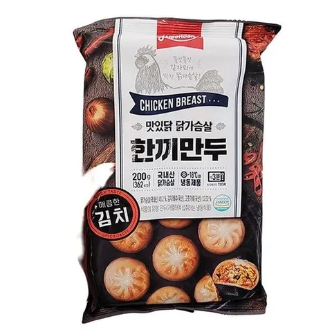 랭킹닭컴 닭가슴살 한끼만두김치 200G x 2개 m26594