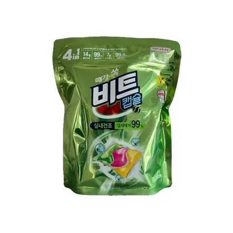 [비트] 비트 실내건조 캡슐세제 그린플로럴향 42개입 1개 /SJ