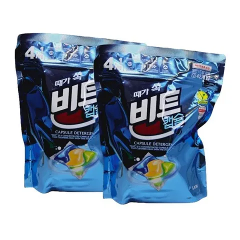 [비트] 비트 때가 쏙 캡슐세제 일반 드럼 겸용 42개입 2개 /SJ