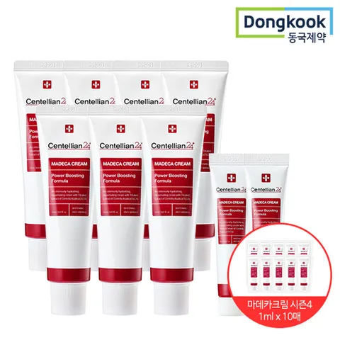 마데카크림 파워 부스팅 포뮬러 50ml 6개 + 인텐스 리프팅 아이크림 15ml 4개 + 10ml 샘플 추가 증정